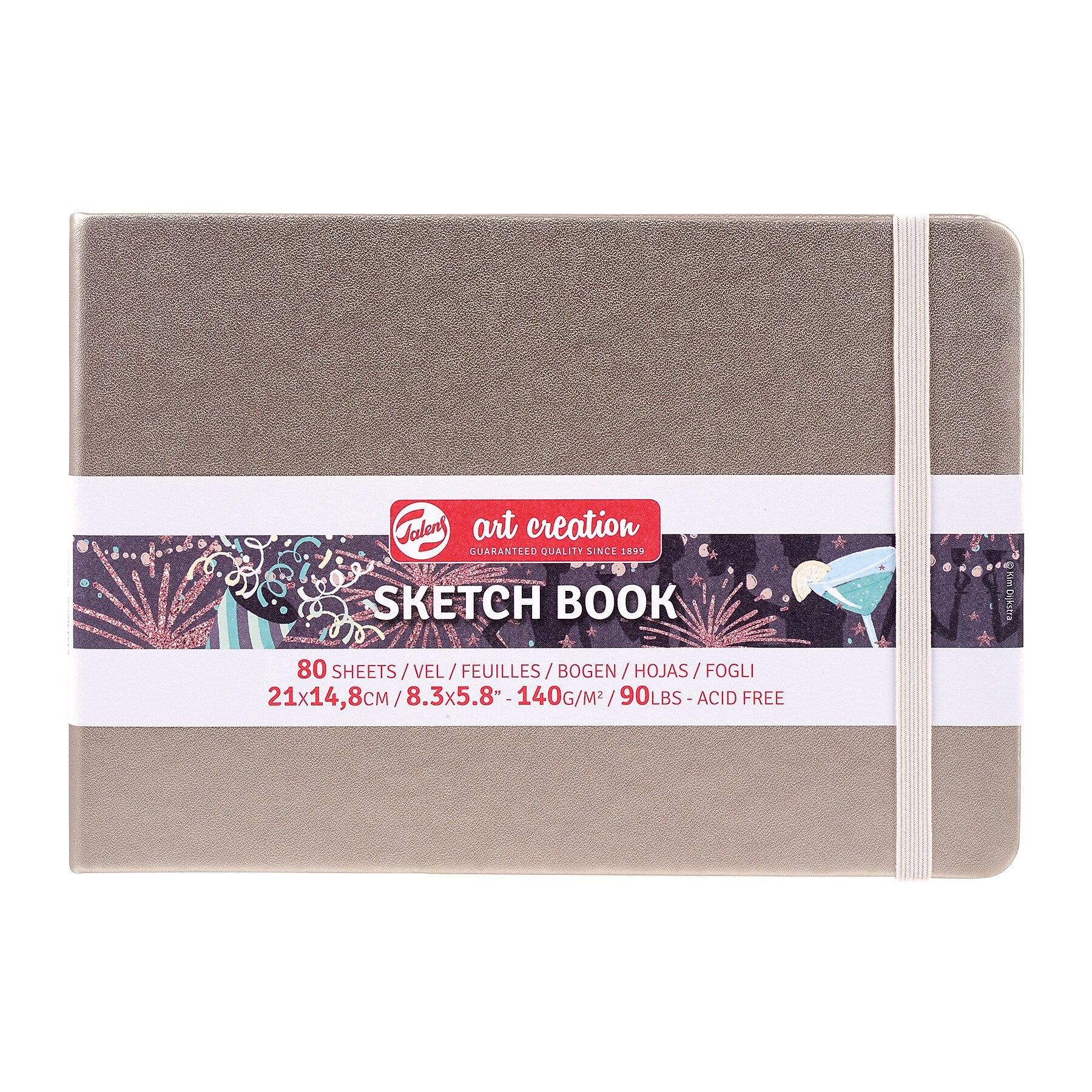 Talens Art Creation 8.3" x 5.8" Sketch Book, 80 Sheets/Book, 3/Bundle (TLN9314245M-3)