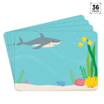 Creative Teaching Press Adhesive Sea Friends School Name Tags, 3.5" x 2.5", 36/Pack, 3 Packs/Bundle (CTP11031-3)