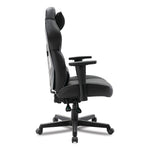 Alera PU Leather Ergonomic Racing Gaming Chair, Black/Gray (ALEGM4146)
