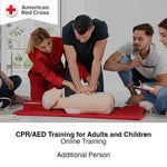 American Red Cross Blended CPR & AED Training for Adults & Children, 1 Additional Student (ARCCPRAEDBLEND1)