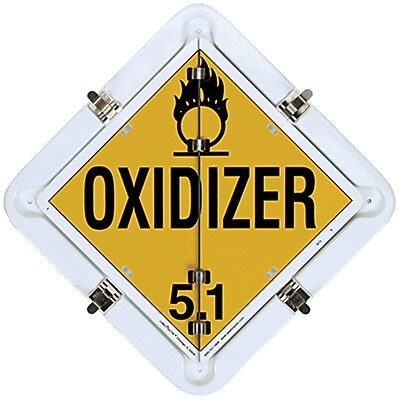 Labelmaster 8 Legend Placard With Mounting Holes (81-8WFO)