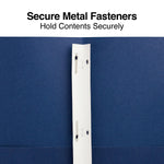 Staples 10% Recyled Smooth 2-Pocket Paper Presentation Folder with Fasteners, Dark Blue, 10/Pack (13387-US)