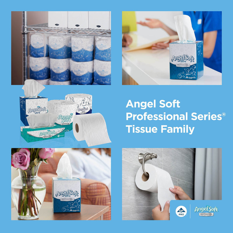 Angel Soft Professional Series Facial Tissue, 2-ply, 96 Tissues/Box (46580)