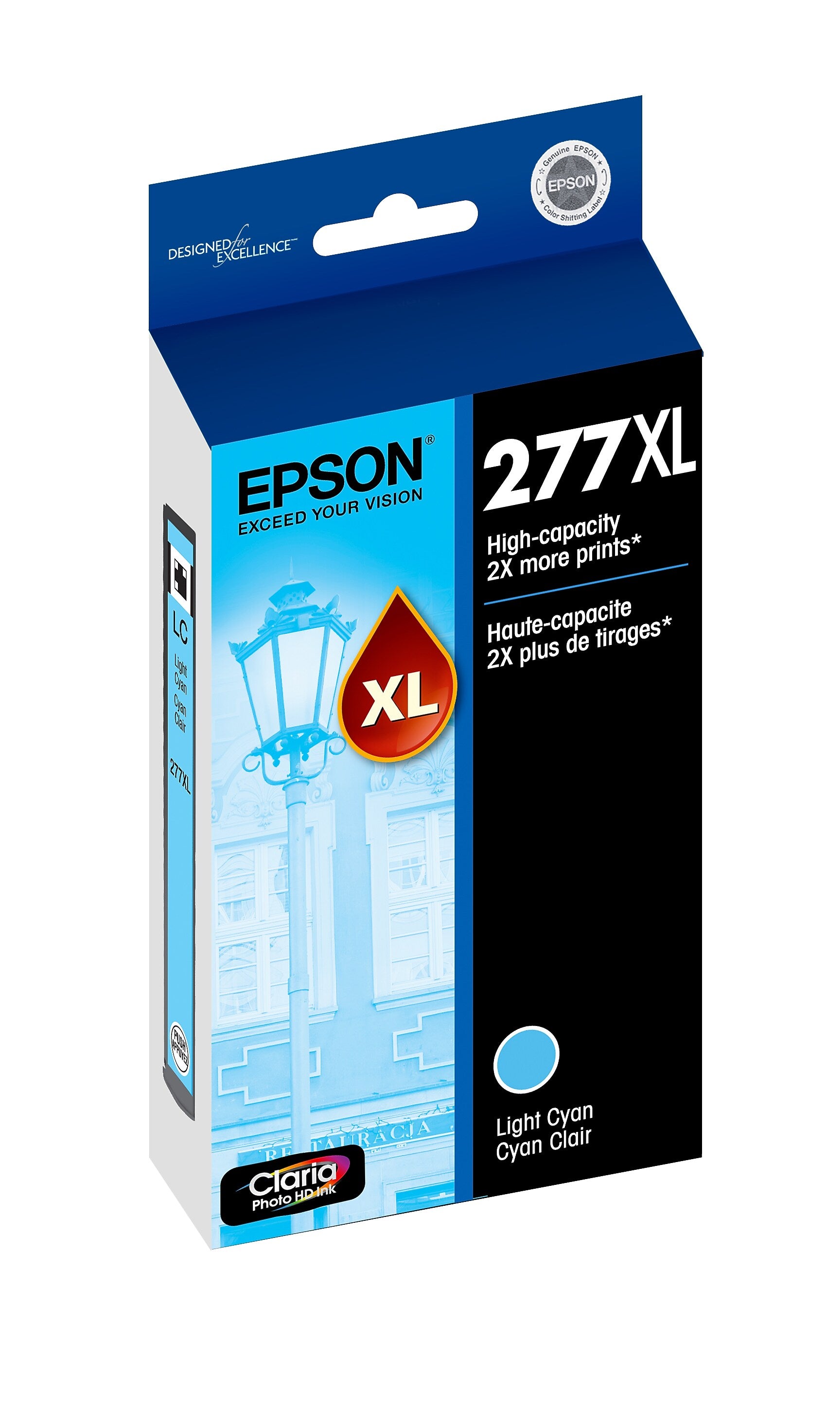 Epson T277XL Light Cyan High Yield Ink Cartridge