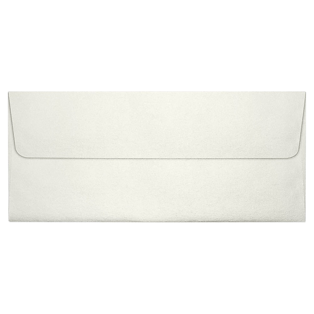 LUX 4 1/8" x 9 1/2" #10 80lbs. Square Flap Envelopes, Quartz Metallic, 50/Pack
