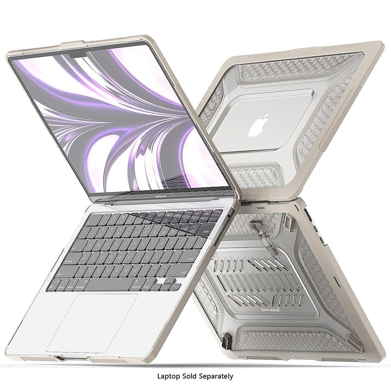 SaharaCase Raider Ultra-Duty Series 14" Laptop Case with Stand, Shock Absorbing, Desert Ash (LT00061)