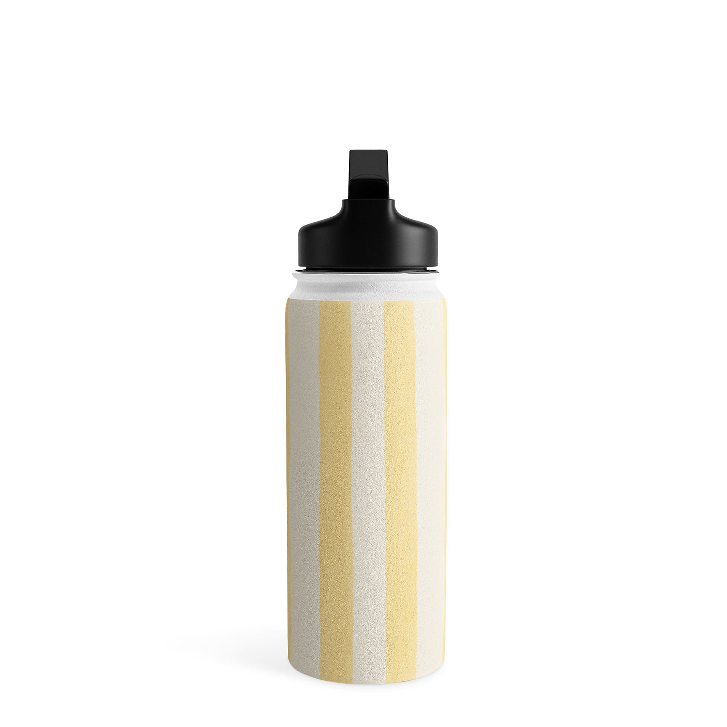 DENY Designs Modern Craft Spring Stripe I by Avenie Stainless Steel Double Wall Insulated Water Bottle, 18 oz. (88747-WBTL05)