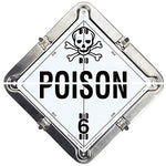 Labelmaster 8 Legend Placard With Mounting Holes (81-8SFO)