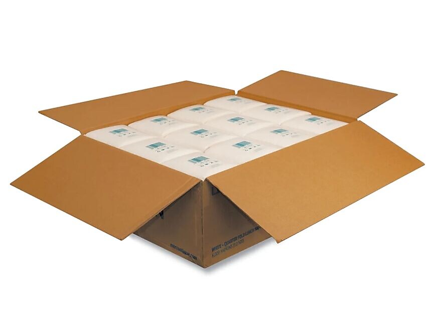 Morcon Morsoft Lunch Napkin, 1-ply, White, 6000 Napkins/Carton (MOR1250)