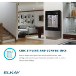 Elkay ezH2O Liv Recessed Bottle Filling Station, Hands Free Operation and Filtered (LBWD00WHC)