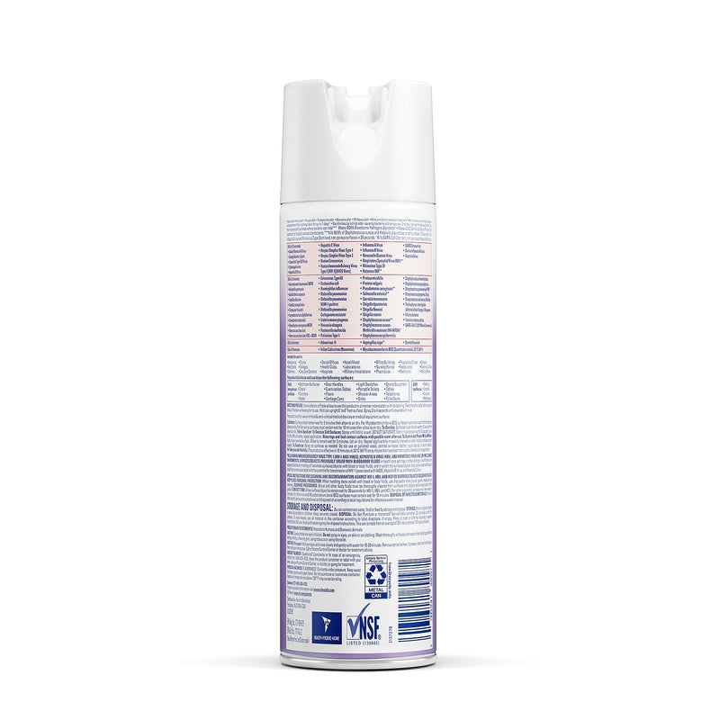 Lysol Professional Disinfectant Spray, Lavender Scent, 12/Carton (36241-89097CT)
