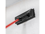 Libman 13.5" Polymer Industrial Heavy-Duty Floor Scrub, Black/Red, 4/Pack (1576)