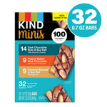 KIND Minis Gluten Free Nut Bar, Variety Pack, 32 Bars/Box (220-00799)