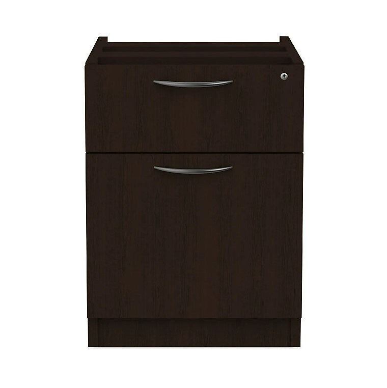 Alera Valencia 3/4 Box Pedestal, 15 5/8" x 20 1/2" x 19 1/4", Espresso
