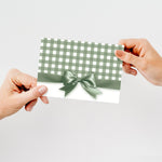 Great Papers Sage Green Bow Notecard Kit, Multicolored, 24/Pack (2025018)