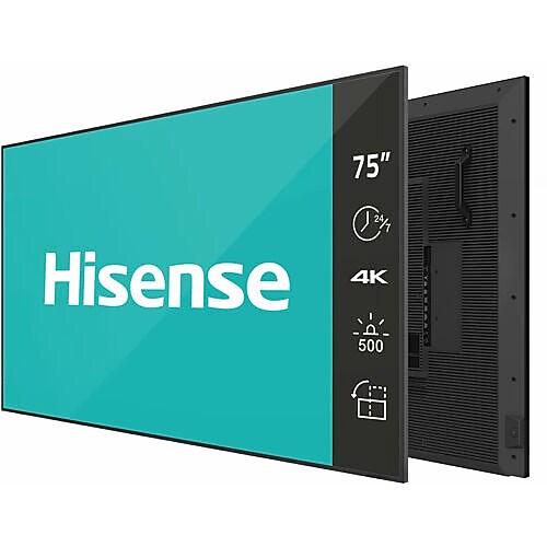 Hisense DM Series 75" 4K UHD IPS Digital Signage Commercial Display for Digital Signage (75DM66D)