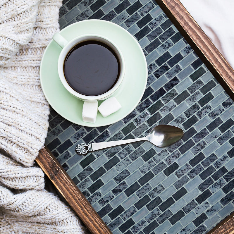 York Wallcoverings Traditional Marble Tile Peel and Stick Backsplash (TIL4129FLT)