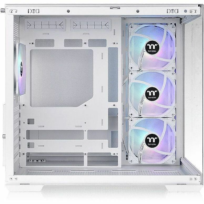 Thermaltake View 380 TG ARGB Mid Tower Gaming Computer Case, Snow (CA-1Z2-00M6WN-00)