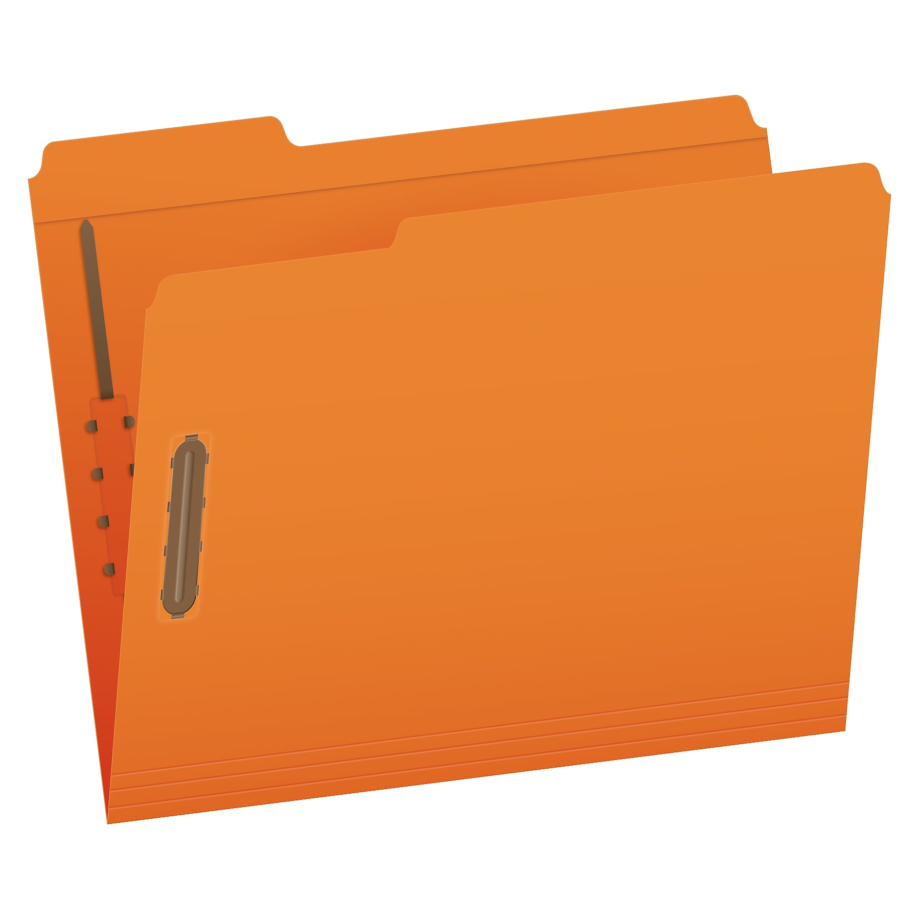 Pendaflex Heavy Duty File Folder, 1-Tab, Assorted, Letter Size, Orange, 50/Box (1007029)