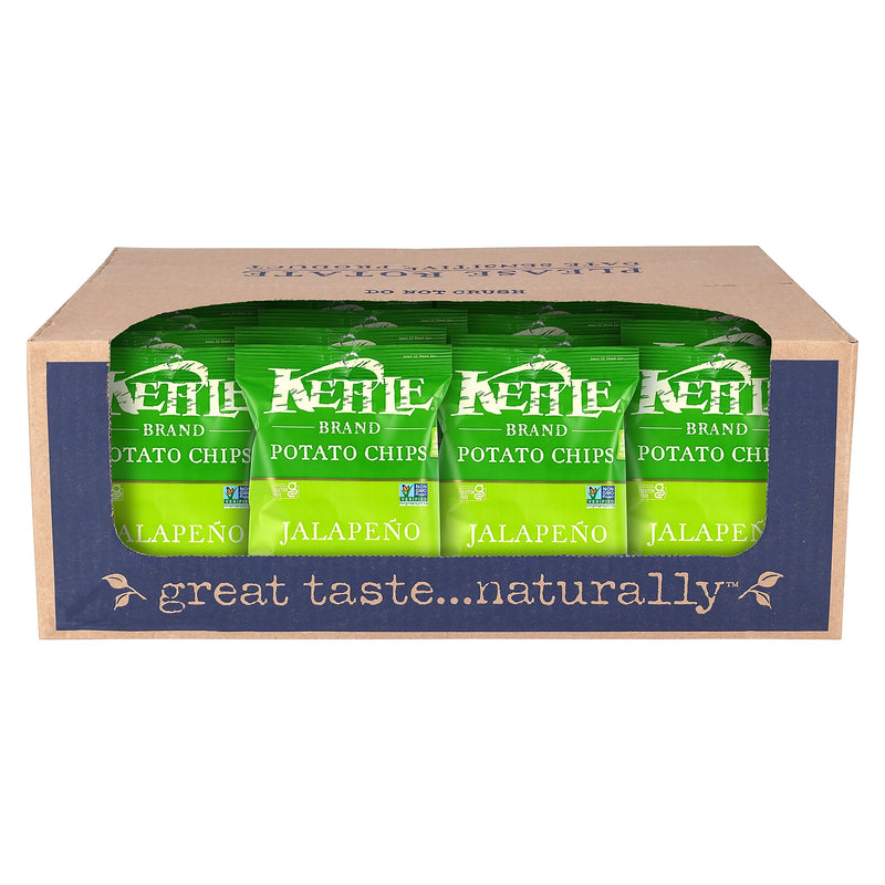 Kettle Brand Gluten Free Jalapeno Potato Chips, 1.5 oz., 24/Box (220-02569)