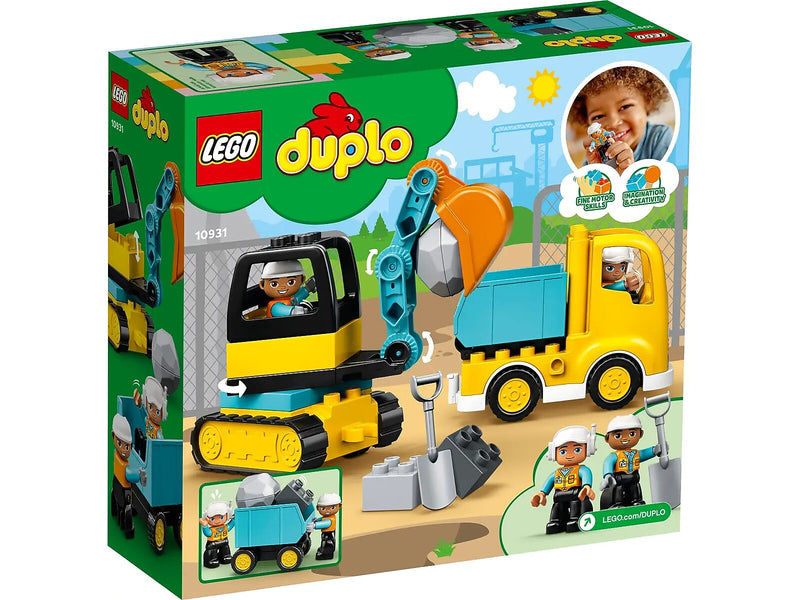 LEGO DUPLO Truck & Tracked Excavator Building Set (10931)
