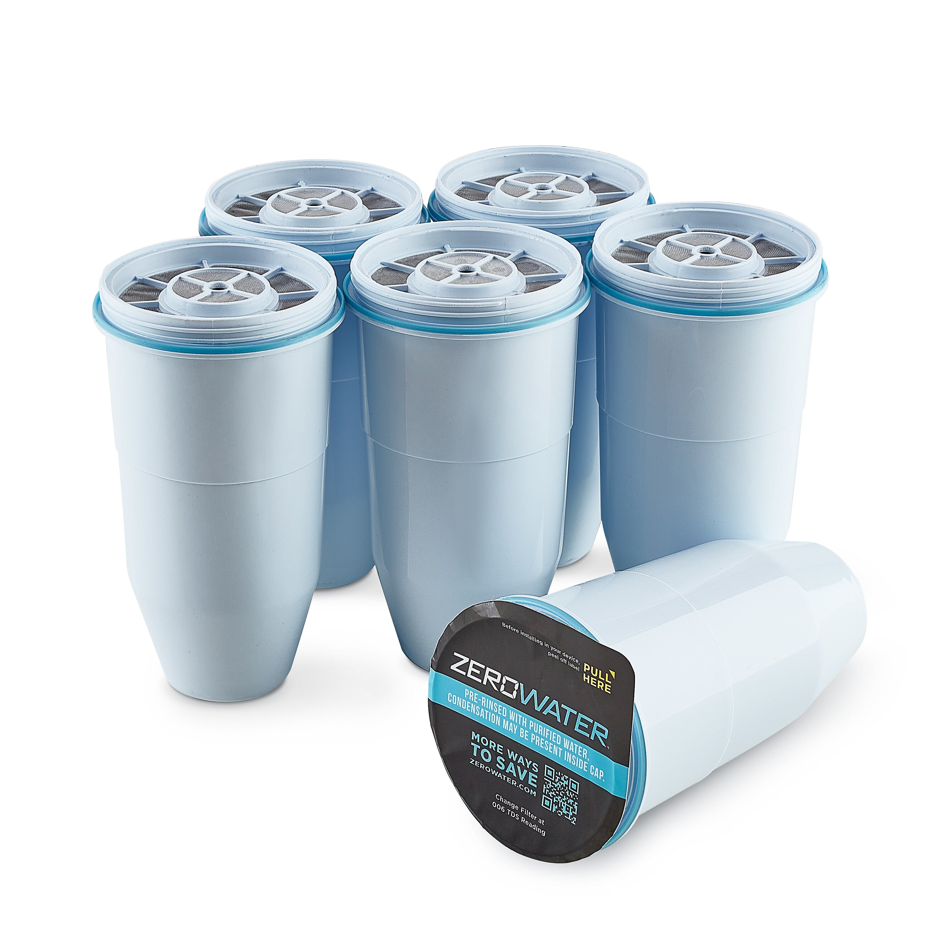Cullligan ZeroWater Replacement Filters, 6/Pack (9ZF06RS)