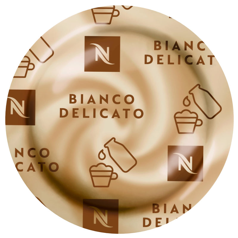 Nespresso Professional Bianco Delicato Coffee Nespresso Professional Capsules, Espresso Roast, 50/Pack (8784.84)