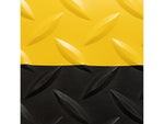 NoTrax Saddle Trax Anti-Fatigue Mat, 60" x 36", Black/Yellow (979S0035YB)