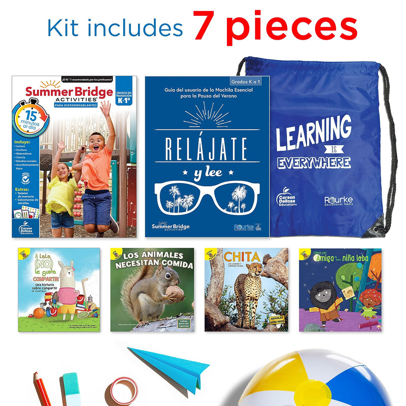 Summer Bridge Activities Summer Bridge Spanish Backpack, Grade K-1 Workbook, 7/Set (CD-145436)