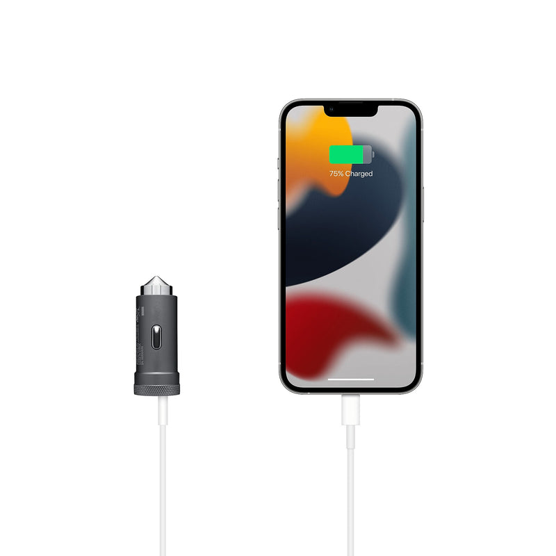 Mophie USB-C Car Charger for Apple, 20W, Black (409909770)
