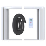 Durastar 115-Volt 8000 BTU 8000 (BTU DOE) Window Air Conditioner with Remote, White (DRWHC081XNA1)