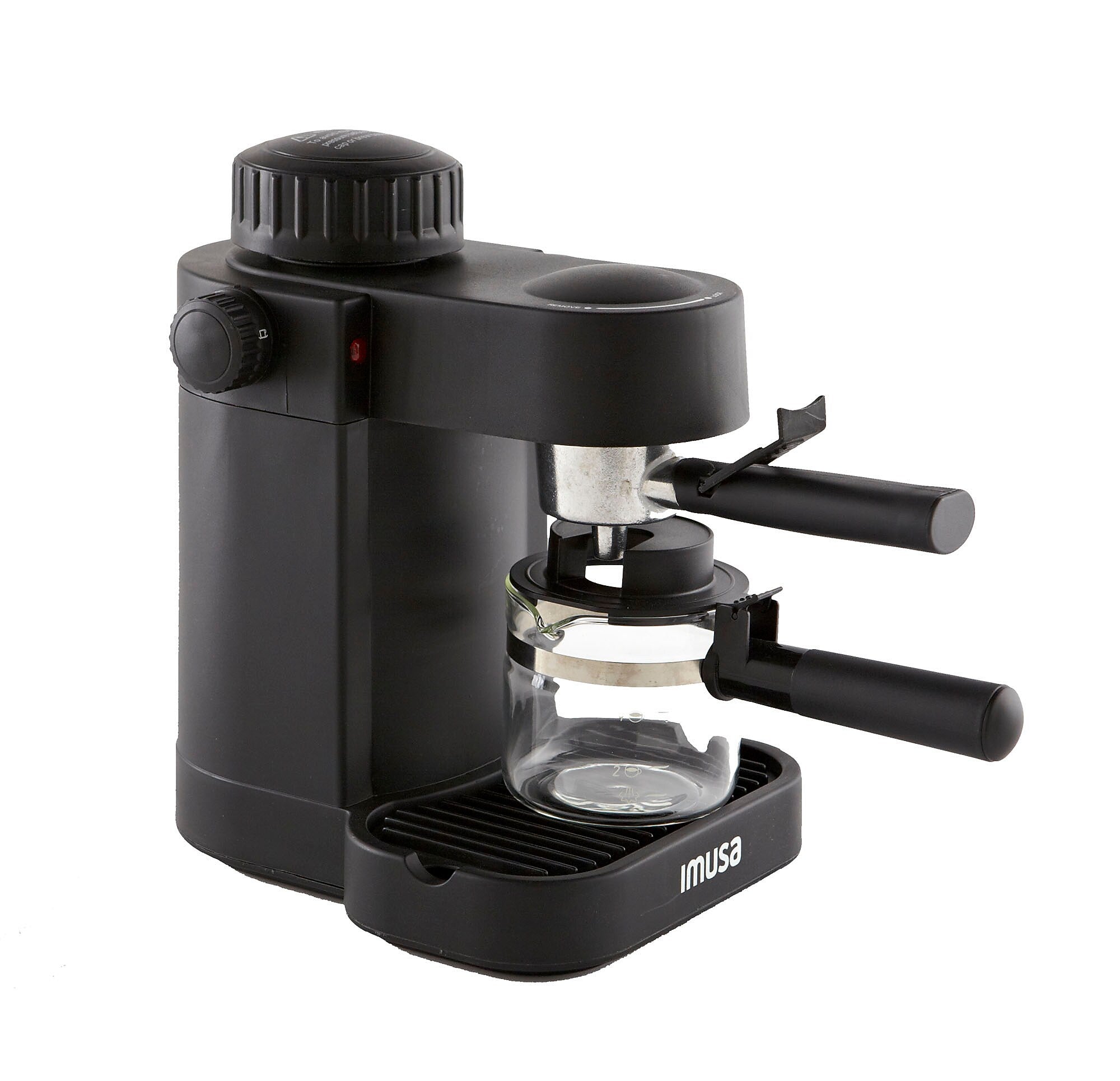Imusa 4-Cups Steam Espresso Machine (GAU-18202)
