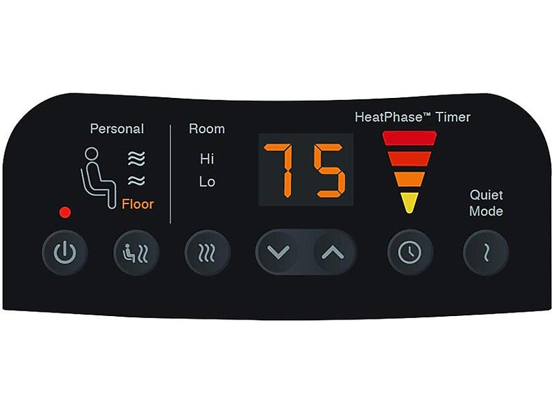 Honeywell HeatGenius 1500-Watt Portable Ceramic Electric Heater, Black (HCE840B)