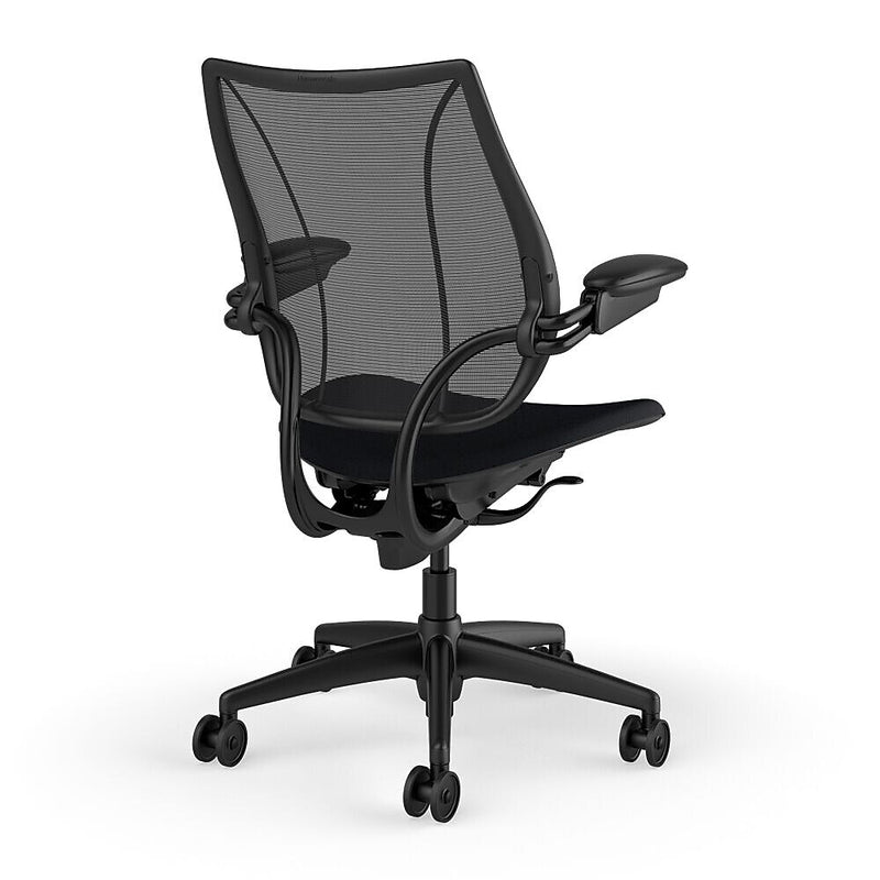 Humanscale Liberty Ergonomic Fabric Swivel Task Chair, Black (L113BM10CF10XFSHNSC)