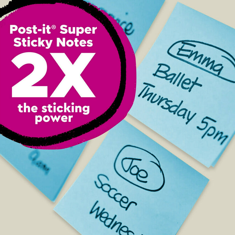 Post-it Recycled Super Sticky Pop-up Notes, 3" x 3", Oasis Collection, 70 Sheet/Pad, 18 Pads/Pack (R330-18SST-CP)