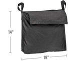 Briggs Healthcare Duro-Med 517-172-2 Wheel Chair Back Pack, Black (517-1072-0200)