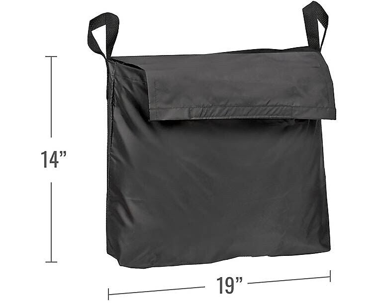 Briggs Healthcare Duro-Med 517-172-2 Wheel Chair Back Pack, Black (517-1072-0200)