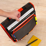 Five Star 2" 3-Ring Zipper Binders, D-Ring, Assorted Colors (29052)