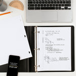 Five Star Reinforced Graph Paper, 8.5" x 11", 3-Hole Punched, 80 Sheets/Pack (170122/170036)