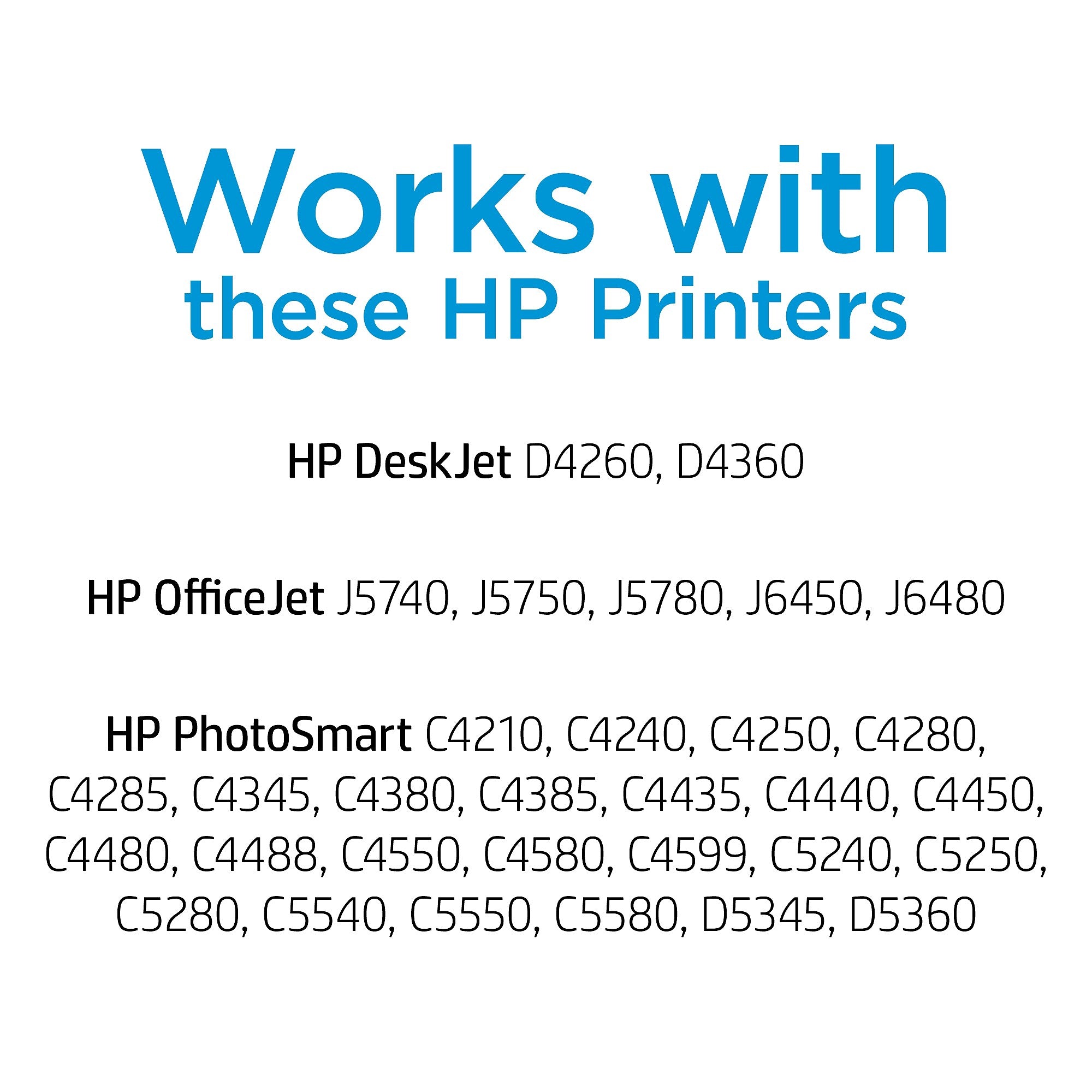 HP 74 Black Standard Yield Ink Cartridge, Prints Up to 200 Pages (CB335WN#140)