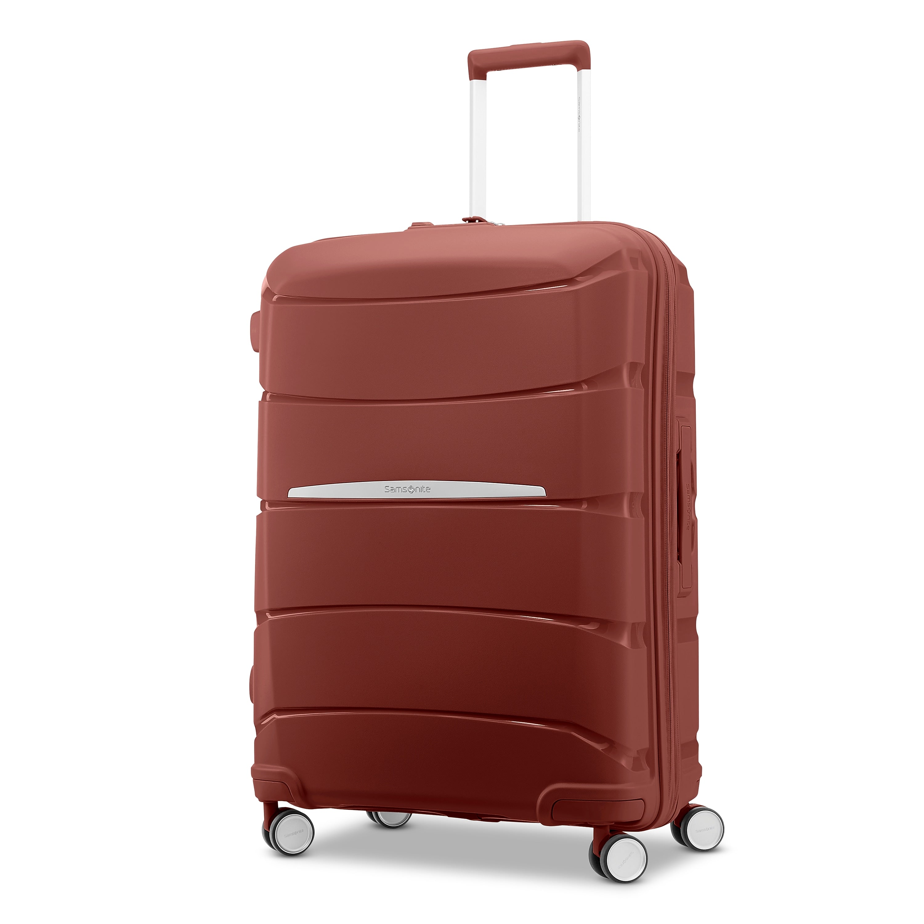 Samsonite Outline Pro 12.0" Hardside Suitcase, 4-Wheeled Spinner, Mars Red (137394-1534)