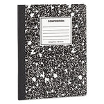 Bazic Composition Notebooks, 7.5" x 9.75", College Ruled, 100 Sheets, Black (SSS11445CM)
