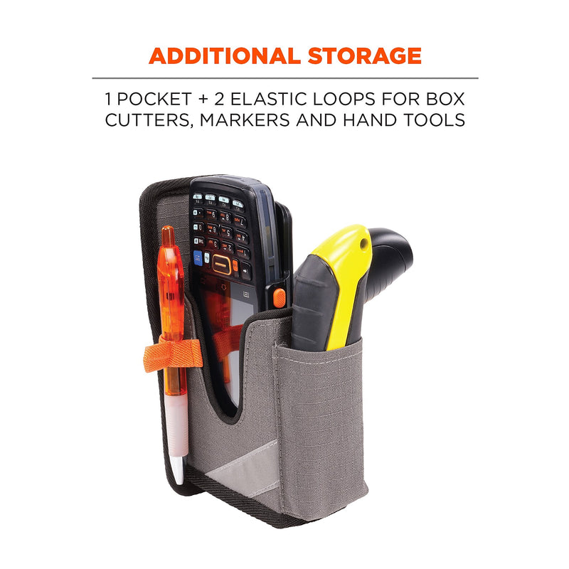 Squids 5541 Barcode Scanner Holster with Belt Clip for Gun Grip Mobile Computers (19182)