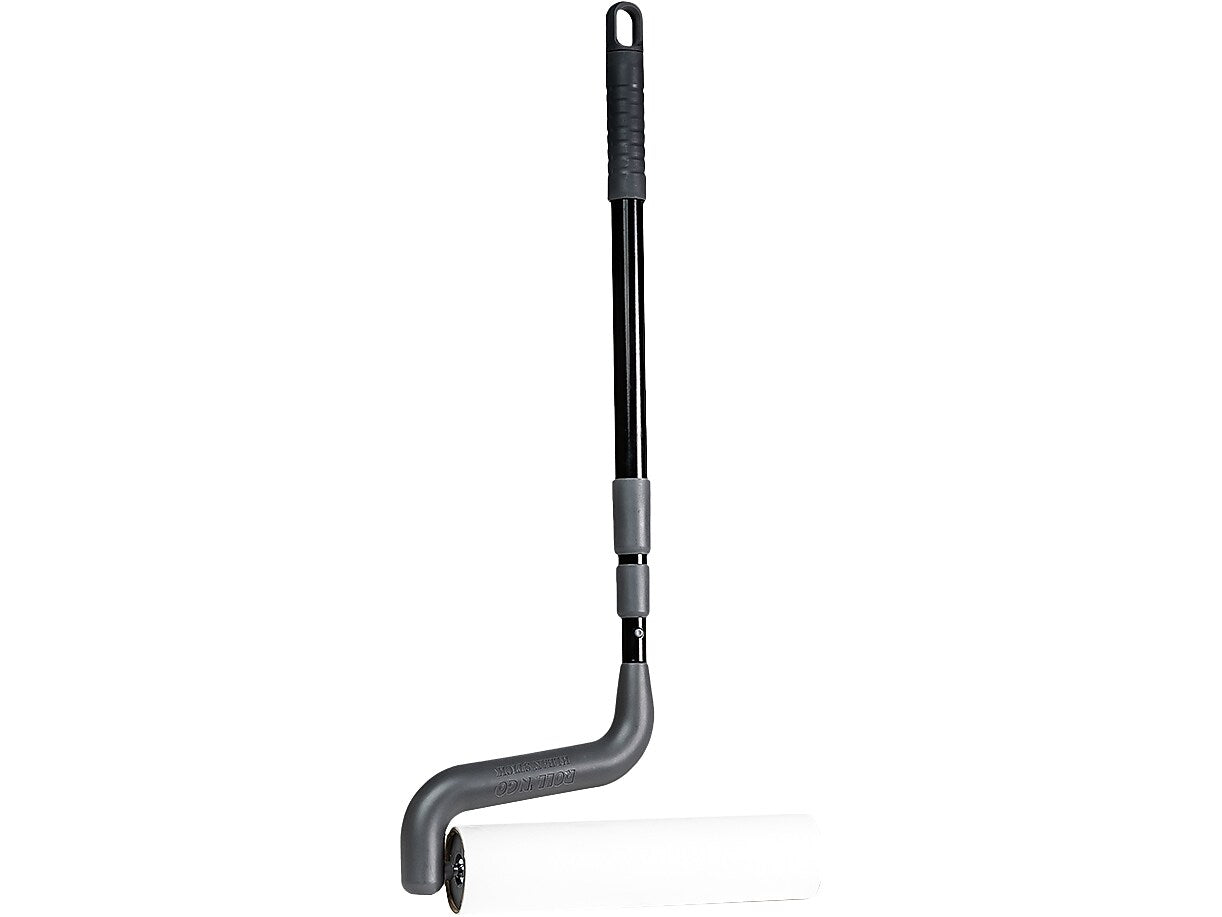 Roll 'N Go Klean Stick Adhesive Cleaning Roller, Black/Silver (RNG-STICK-10)