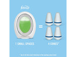 Febreze Bathroom Air Freshener Solid, Gain Original Scent, 0.25 fl. oz., 4/Pack (2573)