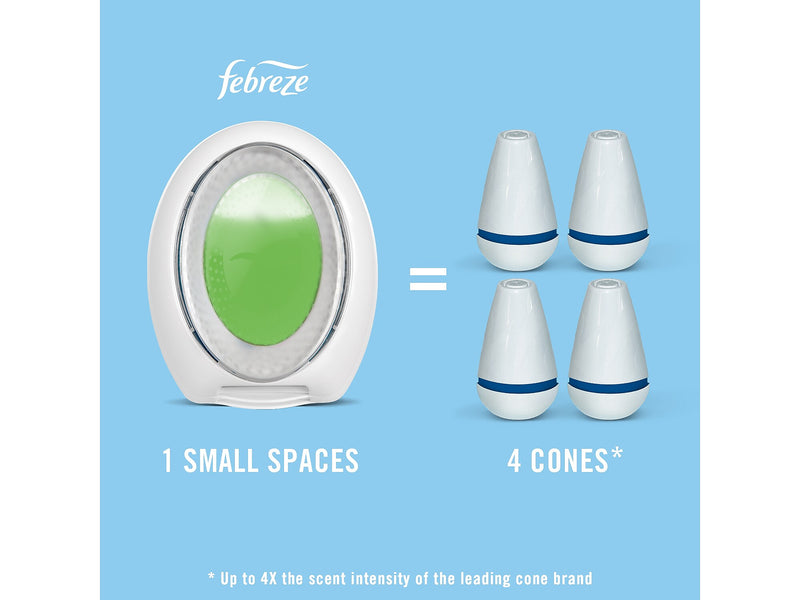 Febreze Bathroom Air Freshener Solid, Gain Original Scent, 0.25 fl. oz., 4/Pack (2573)
