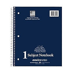 Bazic Notebook, 1-Subject, Asst Colors, College Rule, 8-1/2" X 11", 100 Sheets (1158100C)