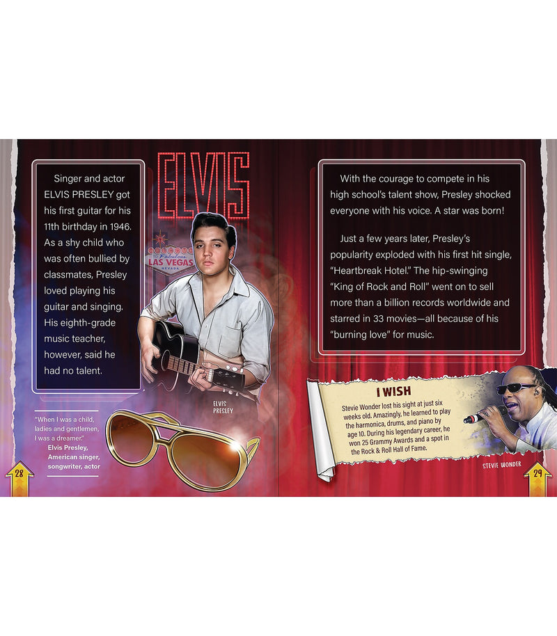Artists & Entertainers Who Never Gave Up Picture Book, Paperback