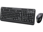 Adesso WKB-1320CB Wireless Keyboard and Optical Mouse Combo, Black