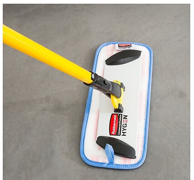 Rubbermaid HYGEN 11" Quick Connect Microfiber Wall/Stair Wet Mop Pad (FGQ82000BL00 )
